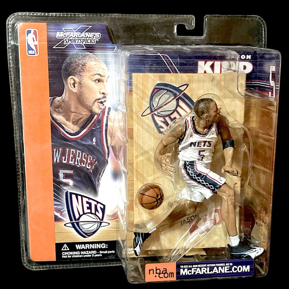 2002 McFarlane NBA Series 1 JASON KIDD New Jersey Nets Chase Variant Figure